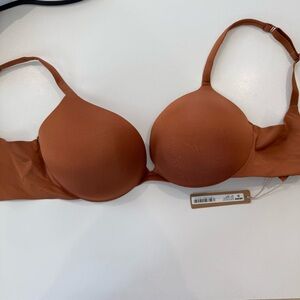 SKIMS Bronze Seamless Bra